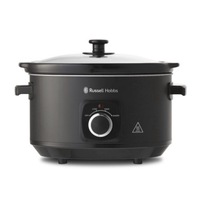 Russell Hobbs 7L Slow Cooker - Matte Black 7L RHSC7