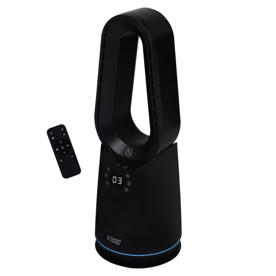 Russell Hobbs Bladeless Fan & Heater - Black