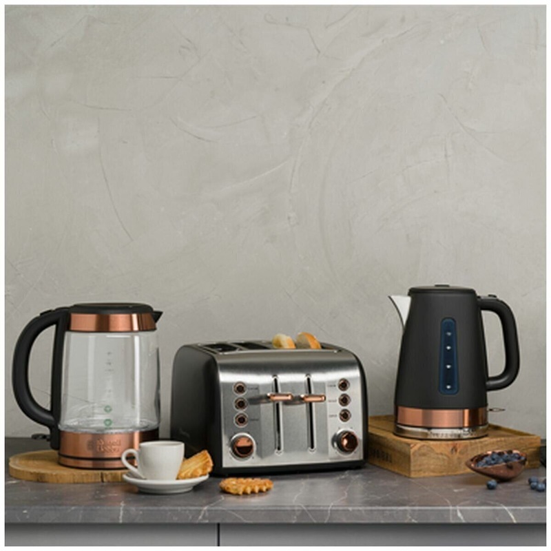 Buy Russell Hobbs Brooklyn 4Slice Toaster and 1.7L Glass Kettle Set
