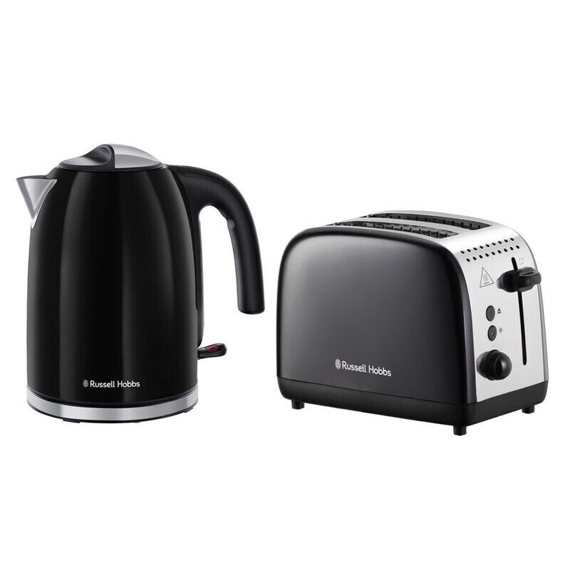 Buy Russell Hobbs Colour Plus 1.7L Kettle and 2 Slice Toaster Black