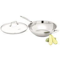 Scanpan IMPACT Covered Wok Chef Pan 32cm