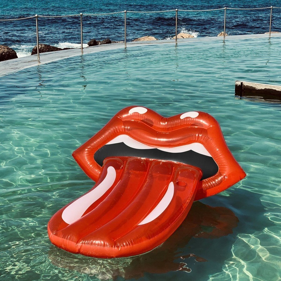 Buy Sunnylife Rolling Stones Deluxe Sit-on Float Inflatable Pool Float ...