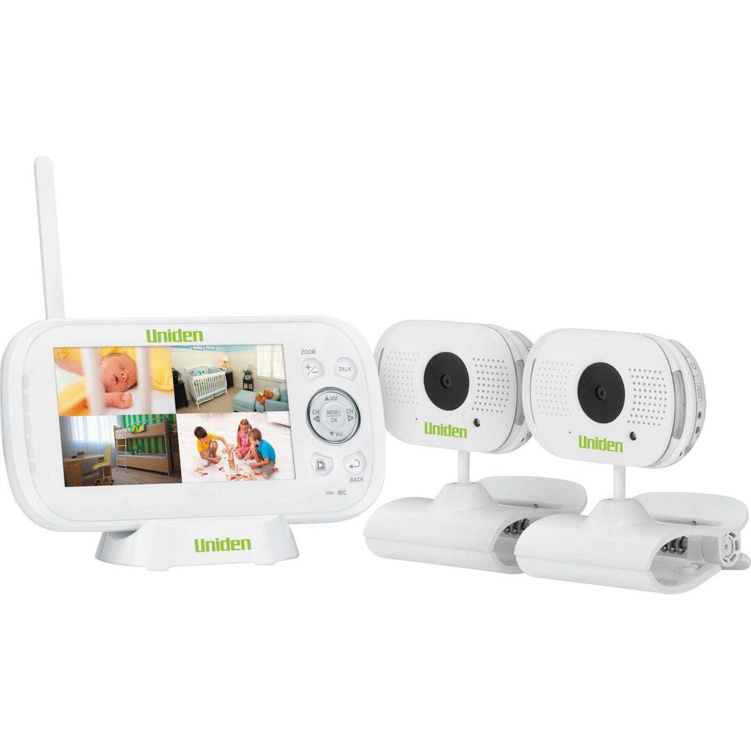 Uniden 4.3" Digital Wireless Baby Monitor with 2 Cameras BW3102