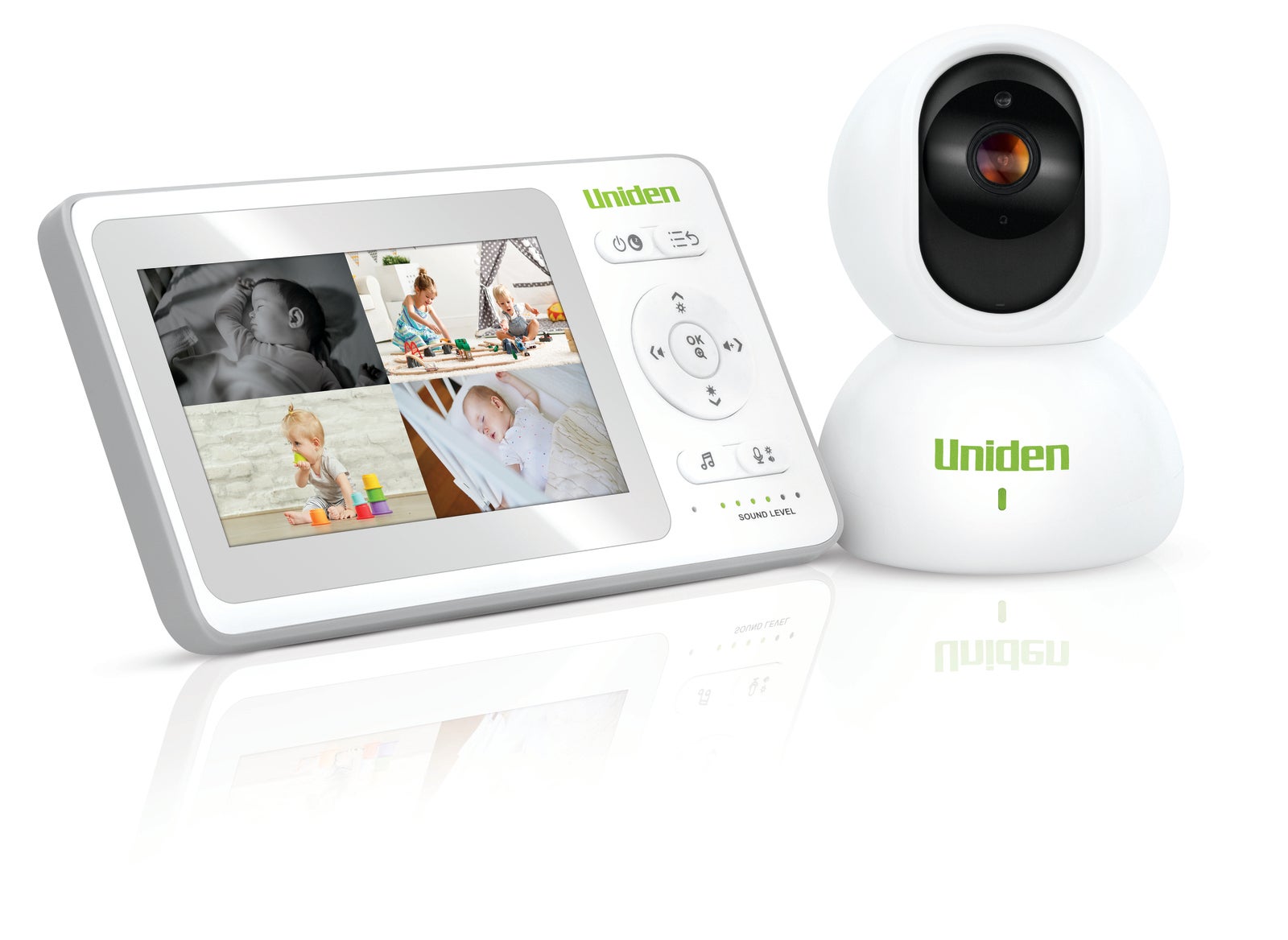 Uniden Digital Wireless Baby Monitor4.3 with Pan & Tilt Camera"