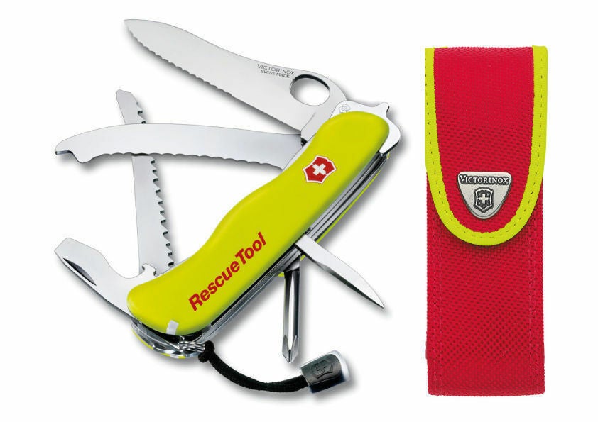 Victorinox 35590 Rescue Tool Swiss Army Knife Yellow