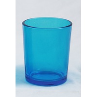 10 x Turquoise Blue Shot Glass Tealight Votive Candle Holder Cup 6.5cm