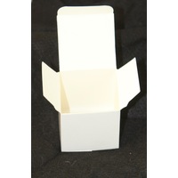 50 x White 5cm Square Cube Card Gift Box - Wedding Bomboniere Favour