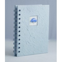 Baby Boy Blue Small Handbag Brag Photo Album - 20 Photos