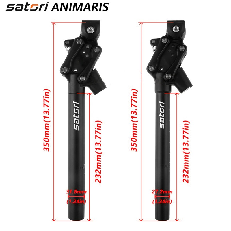 Buy Satori Animaris Suspension Mountain Bike Seatpost Black 30.9mm