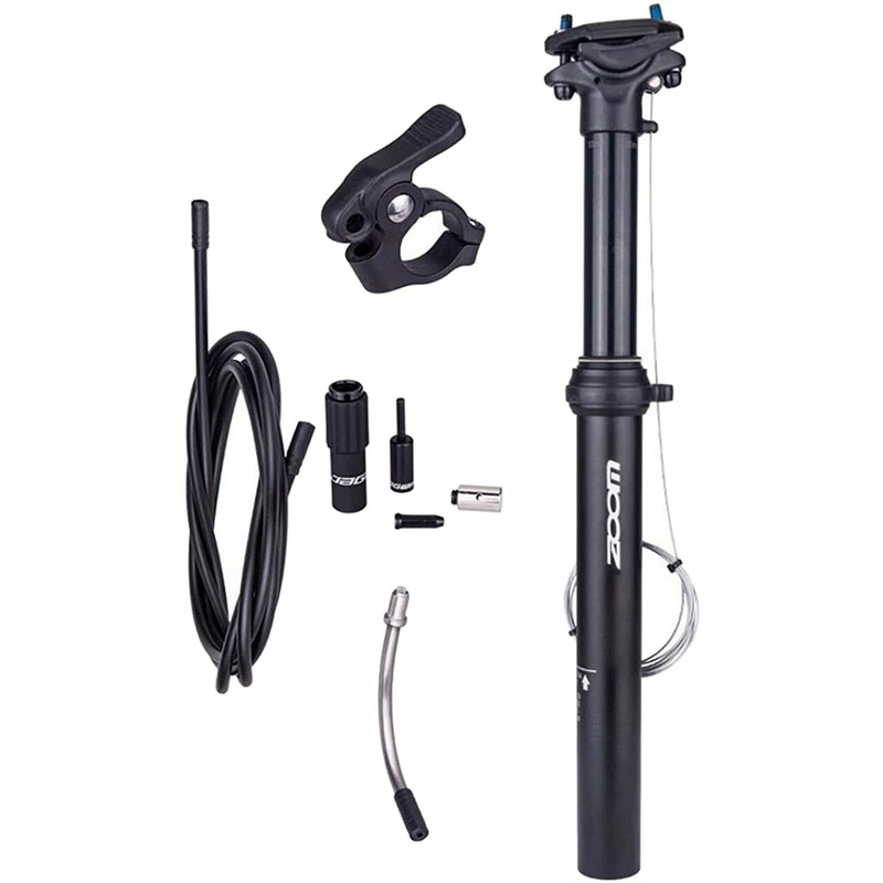 Buy Zoom Dropper Adjustable Seat Post External Cable 31.6 Dia 100mm ...