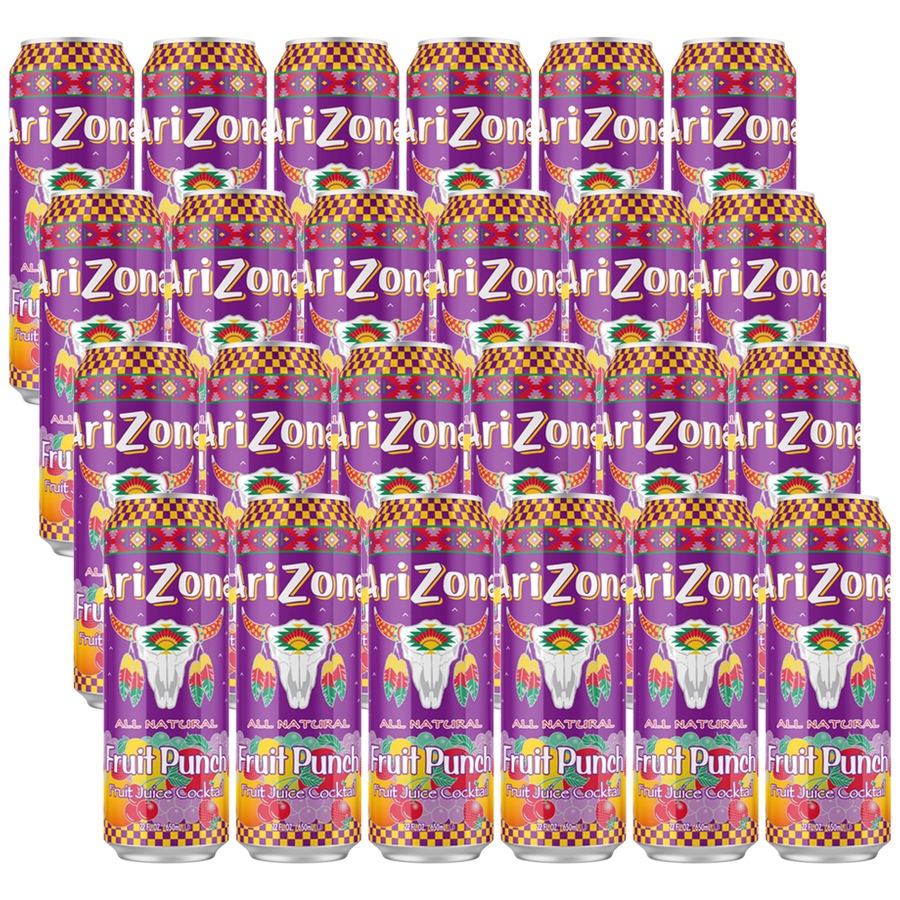 Arizona 650Ml Fruit Punch 24 Pack