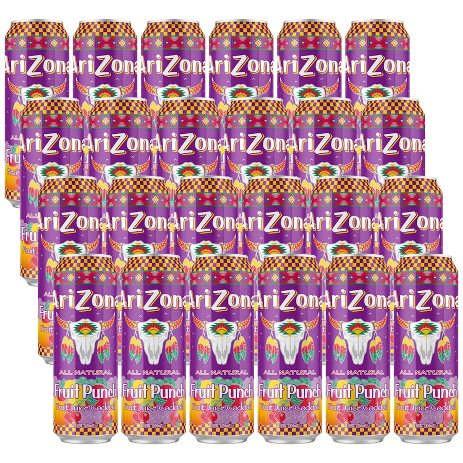 Arizona 650Ml Fruit Punch 24 Pack
