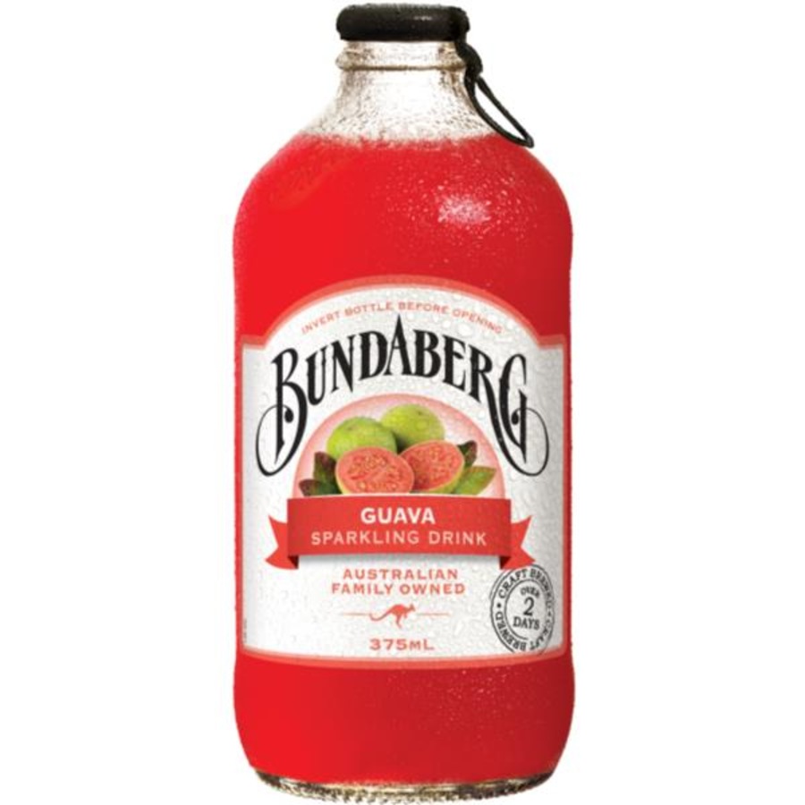 Bundaberg 375Ml Sparkling Drink Guava 12 Pack