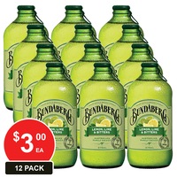 BUNDABERG 375mL LEMON LIME & BITTERS 12 PACK