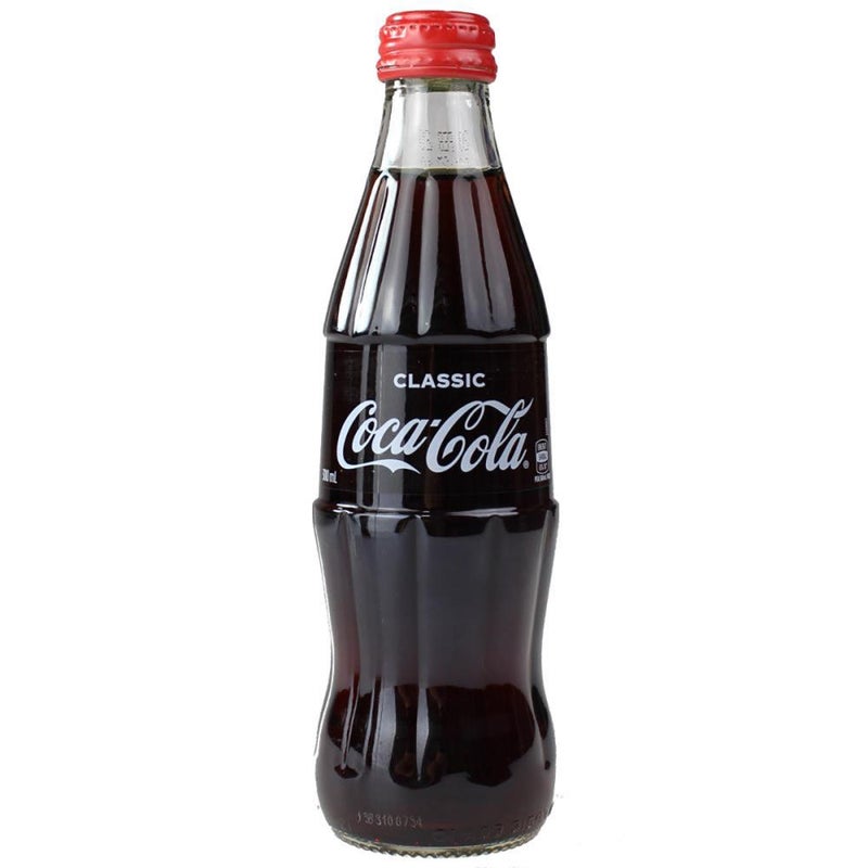 COCA COLA 300ML COKE GLASS SCREW BOTTLE 24 PACK | Buy Drinks ...