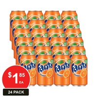 COCA COLA 375mL FANTA ORANGE 24 PACK