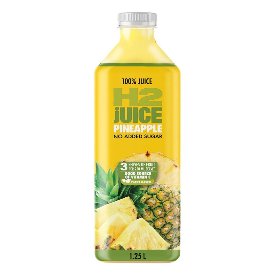H2 Juice 1.25L Pineapple 6 Pack