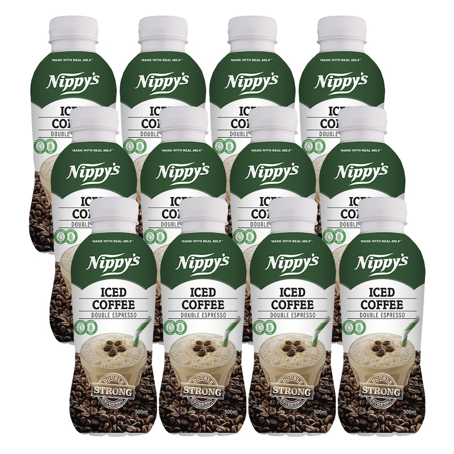 Nippy'S 500Ml Flavoured Milk Iced Coffee Double Espresso 12 Pack