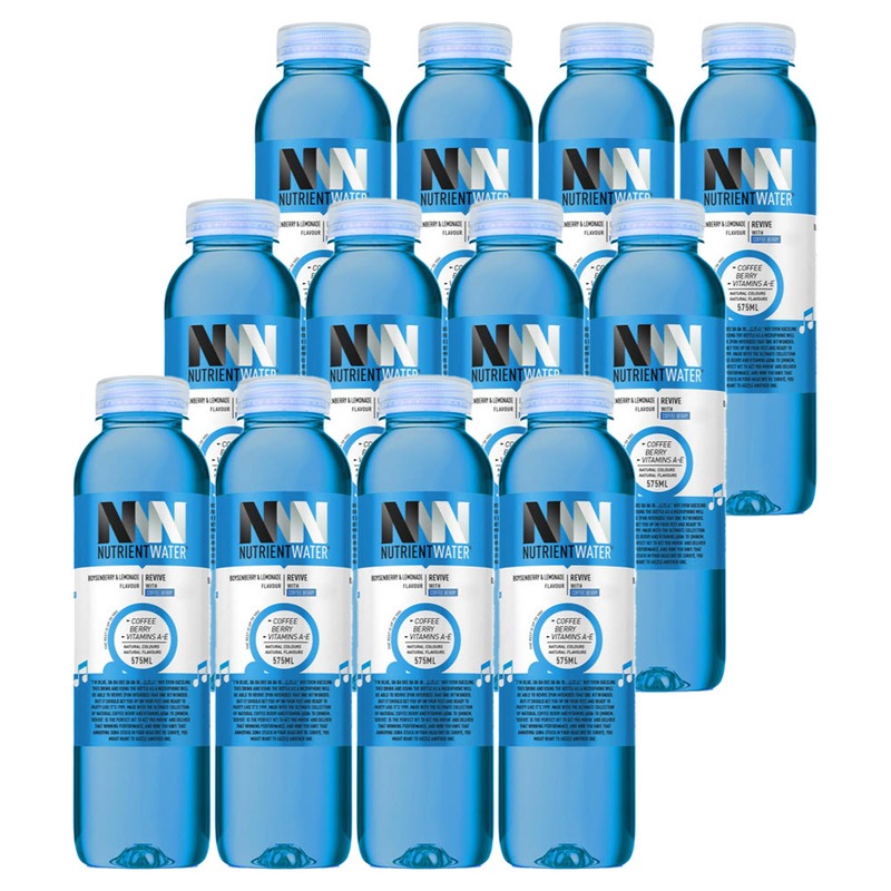 Buy NUTRIENT WATER 575ML BOYSENBERRY LEMONADE (REVIVE) 12 PACK MyDeal