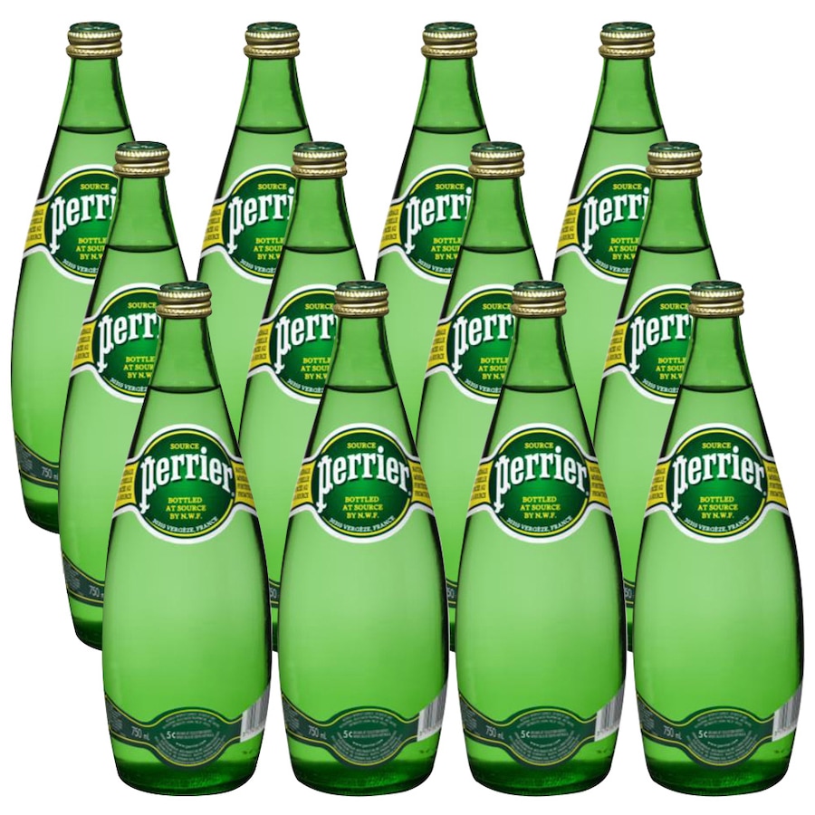 Perrier 750Ml Sparkling Mineral Water 12 Pack