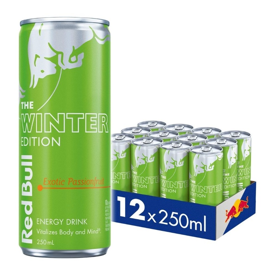 Buy Red Bull Energy Drink, The Winter Edition, Exotic Passionfruit ...
