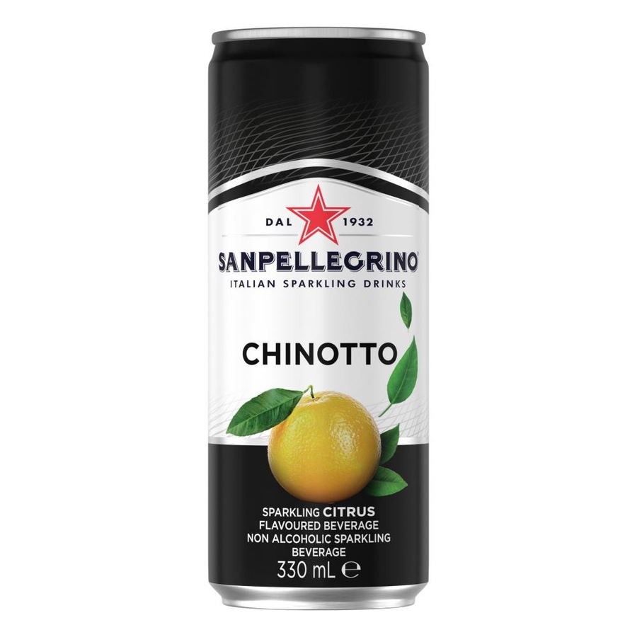 San Pellegrino 330Ml Sparkling Drink Chinotto Cans 24 Pack