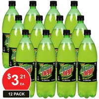 SCHWEPPES 1.25L MOUNTAIN DEW 12 PACK