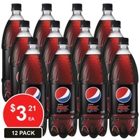 SCHWEPPES 1.25L PEPSI MAX 12 PACK