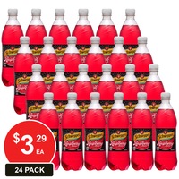 SCHWEPPES 600mL RASPBERRY 24 PACK