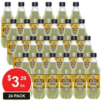 SCHWEPPES 600mL SOLO ORIGINAL LEMON 24 PACK