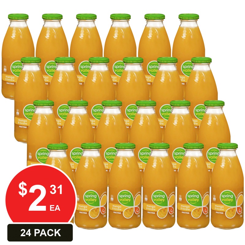 Spring Valley 375ml Mango Banana Juice 24 Pack Mydeal