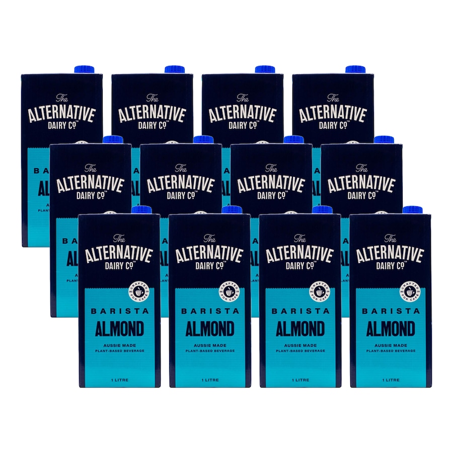 The Alternative Dairy Co Barista 1L Almond Milk 12 Pack