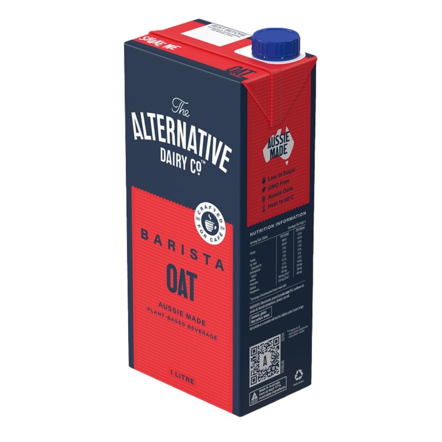 The Alternative Dairy Co Barista 1L Oat Milk 12 Pack