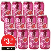 USA CANS 355mL CHERRY COKE 12 PACK