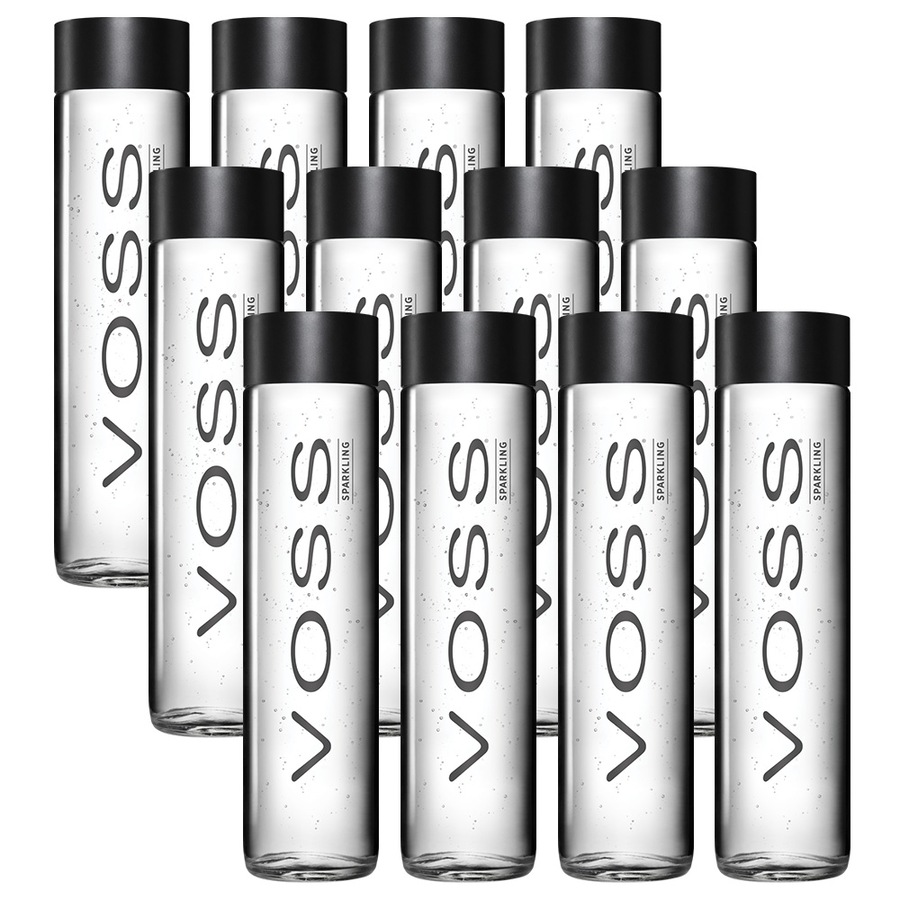 Voss 800Ml Water Sparkling Glass 12 Pack