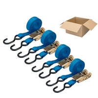 12x Ratchet Tie Down Straps Motorcycle Boat Car Trailer Truck Tiedown 50mm x 4.5