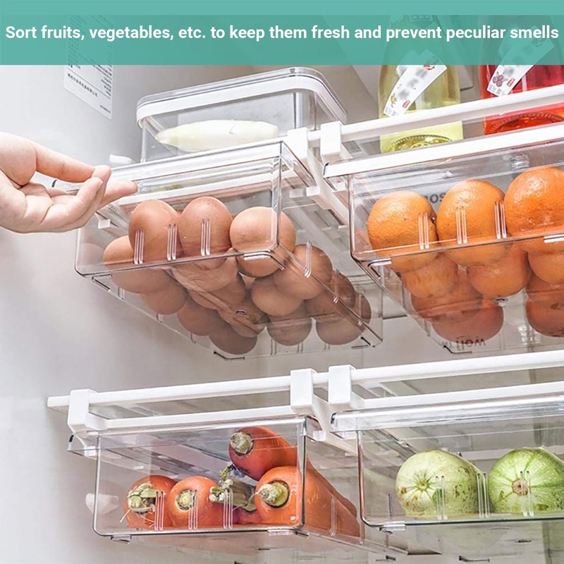 2 4x Lecluse Refrigerator Storage Rack Fridge Organizer Drawer Egg Kitchen Box Buy Food Containers 9343230112015