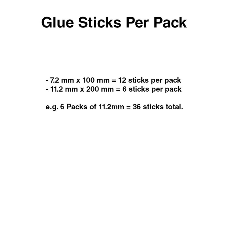 Buy Bulk Hot Glue Gun Sticks Melt Clear Adhesive Craft Stick 7.2 & 11