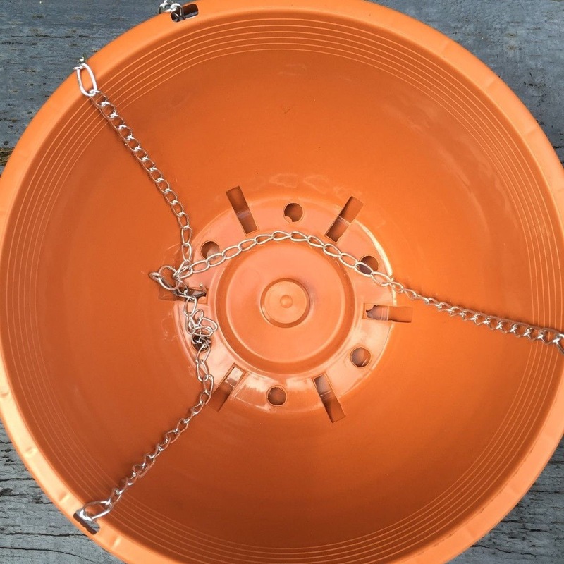 Buy Hanging Flower Pots Bulk Plastic Pot PVC Garden Metal Chain Plant