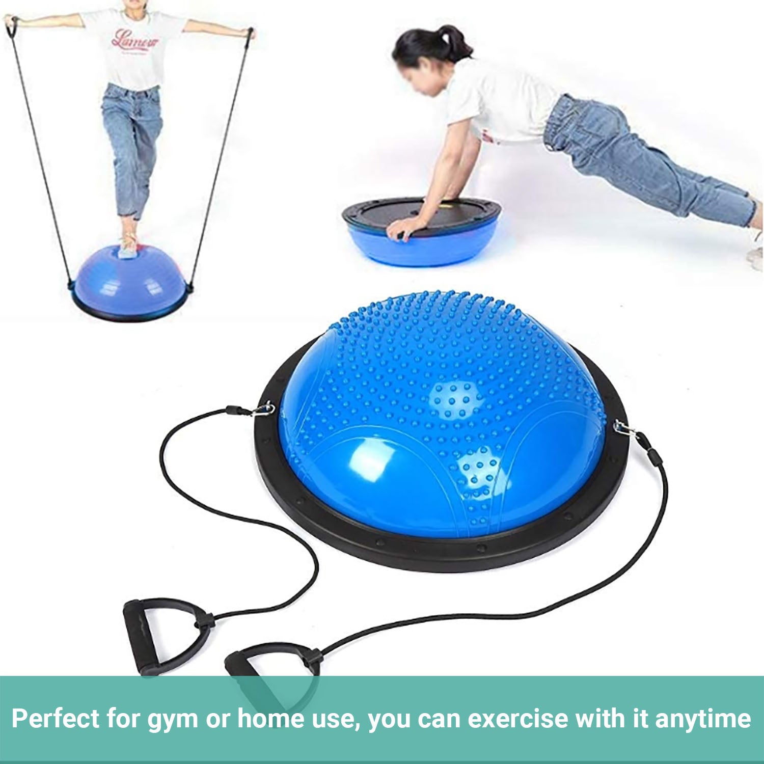 half circle exercise ball