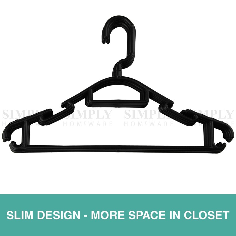 Buy Plastic Coat Hangers Clothes Bulk Black Clothing Coathangers Shirt