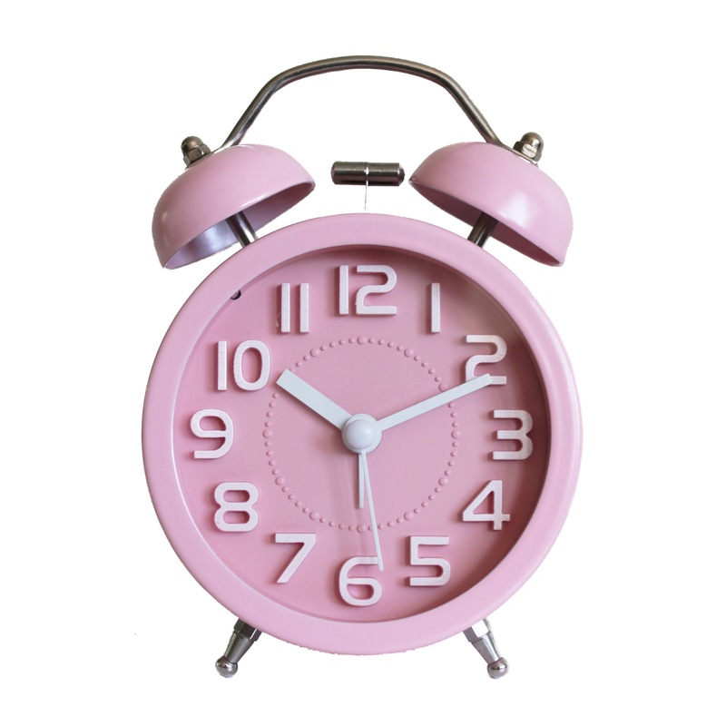 Buy Twin Bell Alarm Clock Loud Clocks Silent Vintage Retro Battery