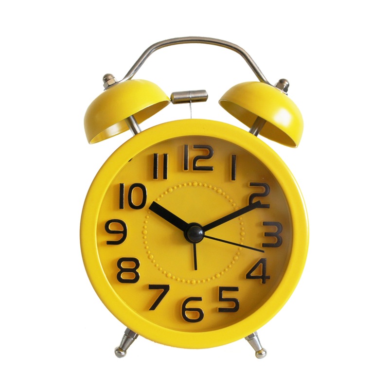 Buy Twin Bell Alarm Clock Loud Clocks Silent Vintage Retro Battery