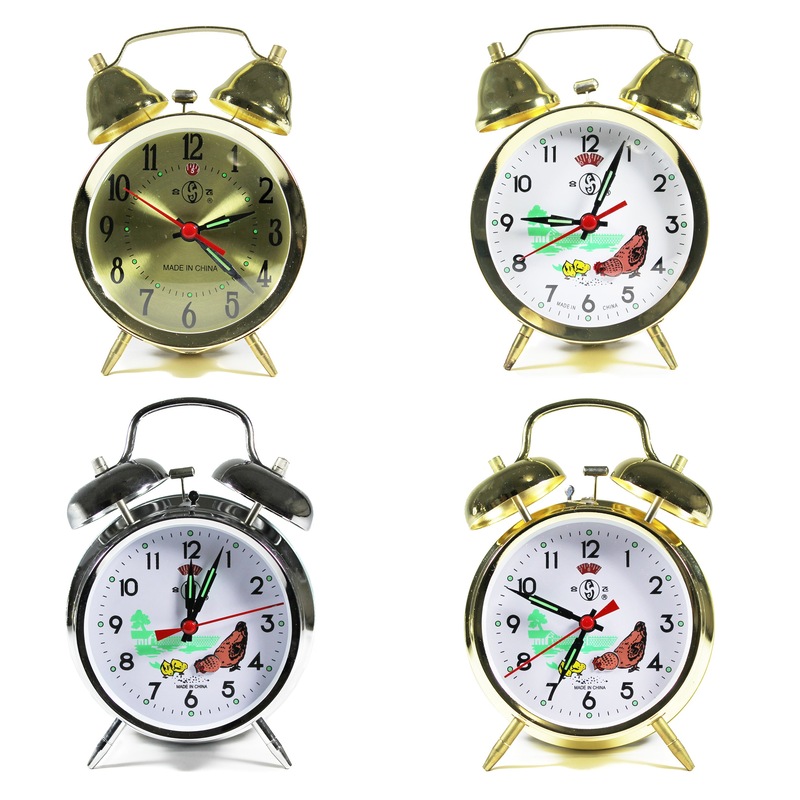 Buy Wind Up Twin Bell Alarm Clock Mechanical Clocks Loud WindUp