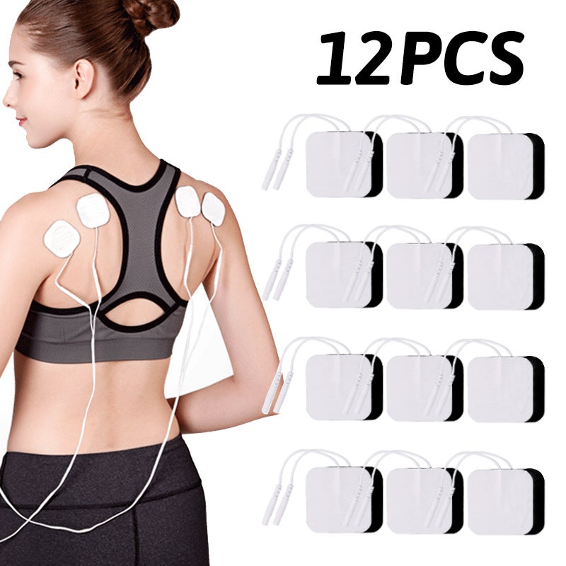 Buy 12pcs TENS Unit Electrode Pads Replacement for TENS EMS Massage  Self-Adhesive - MyDeal