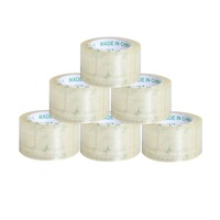 12X Heavy Duty Sticky Packing Tape 75M 50U Clear Transparent Sealing Tape