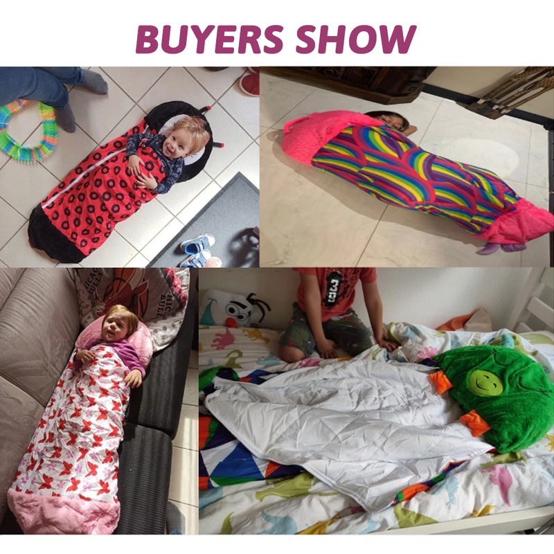 Buy 2022 NEW For Happy Sleeping Bag Nappers Kids Pillow Stuffed Toy