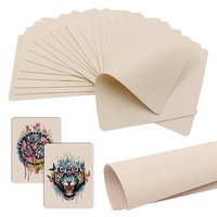5-100PCS Inkless Tattoo beginner Practice Fake Skin Eyebrow Art Double Side Silicone