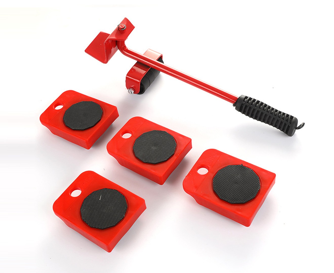 5X Furniture Lifter Heavy Roller Move Tools Set Wheel Mover Sliders Kit 150KG
