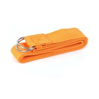 6ft Adjustable Sport Yoga Stretch Strap D-Ring Belts Gym Waist Leg Home Fitness - 9 Colours